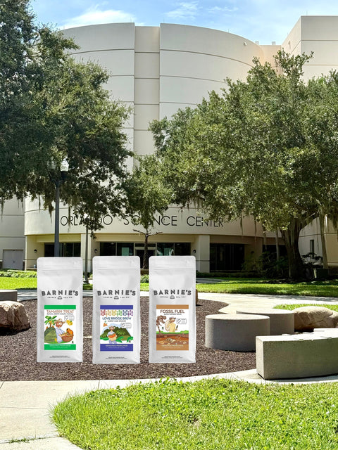 In the News: The Coffee Spot Fueled by Barnie's Coffee at the Orlando Science Center Launches 3 New Flavored Coffees