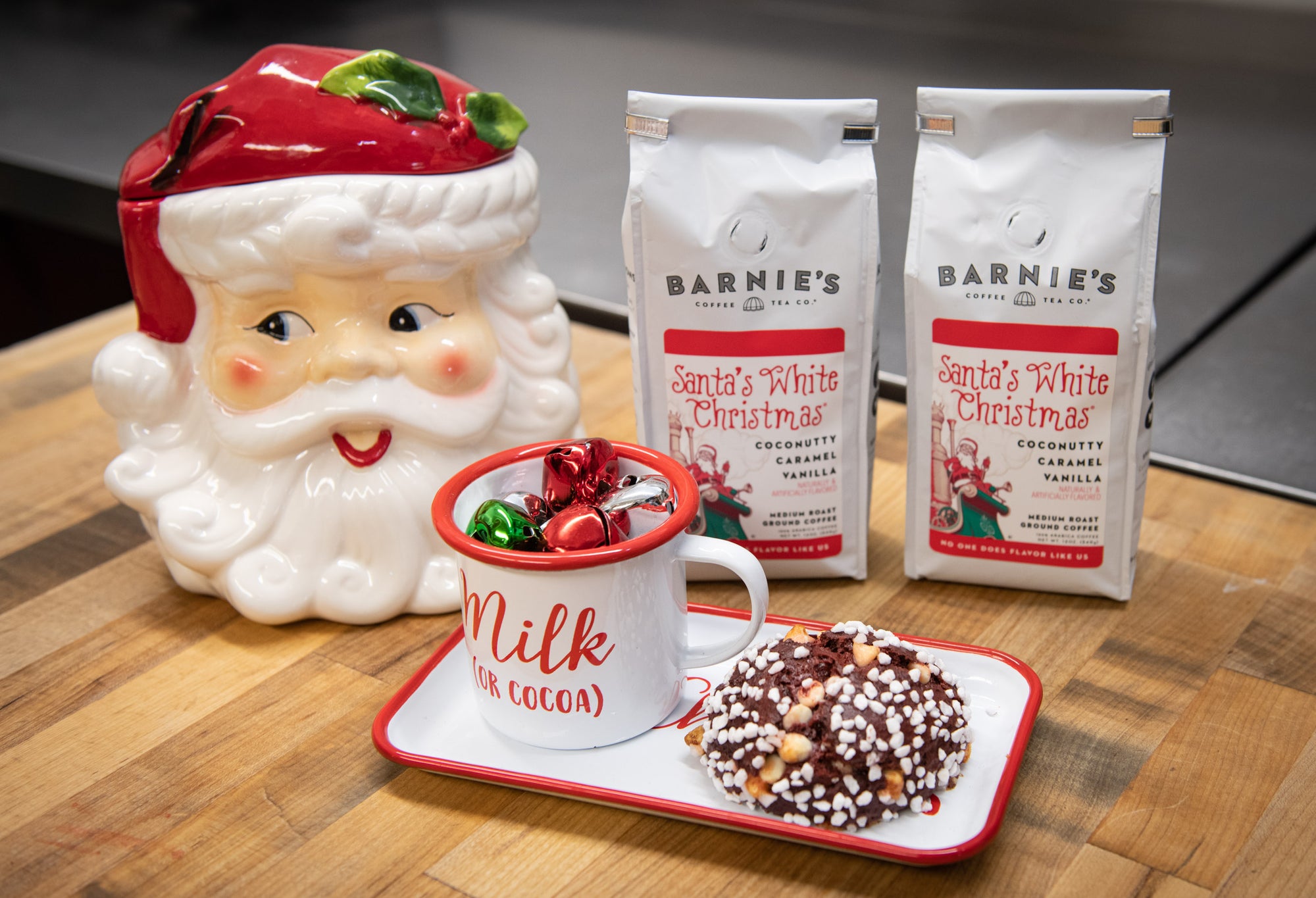 Barnie’s Santa’s White Christmas Red Velvet Recipe