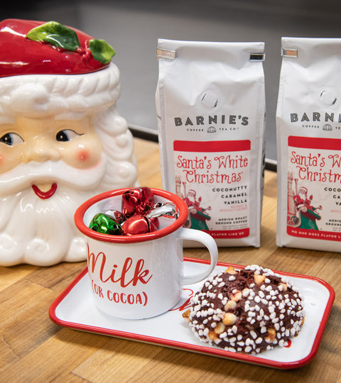 Barnie’s Santa’s White Christmas Red Velvet Recipe