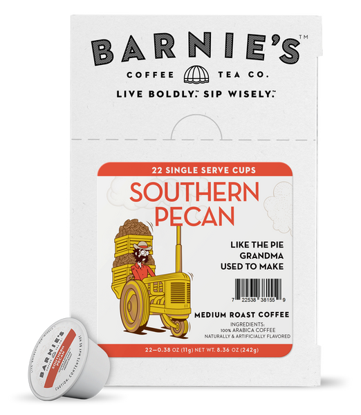 Southern Pecan Single Serve Coffee Cups 22ct. – Barnies Coffee
