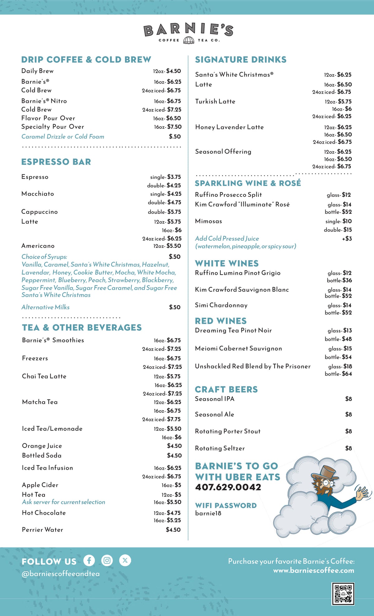 Barnie's Cafe – Barnies Coffee & Tea Co.