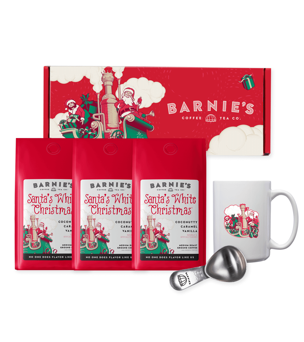 Santa's White Christmas Coffee Gift Set